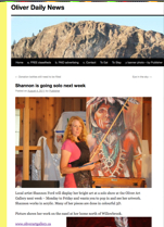 oliver daily news shannon ford art show